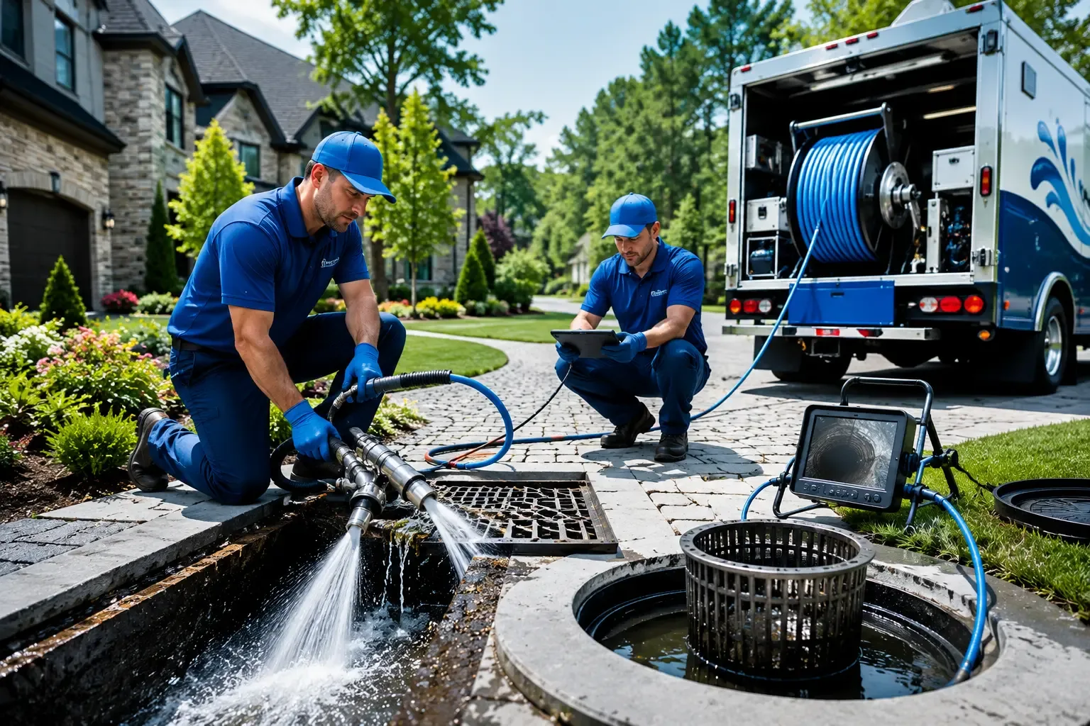 Local outdoor drain cleaning professionals in Andrews, NC